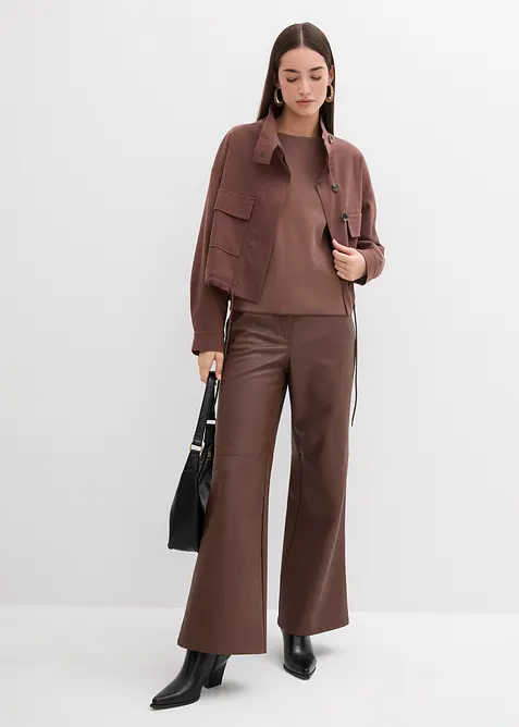 Maglia a coste a maniche lunghe, bonprix