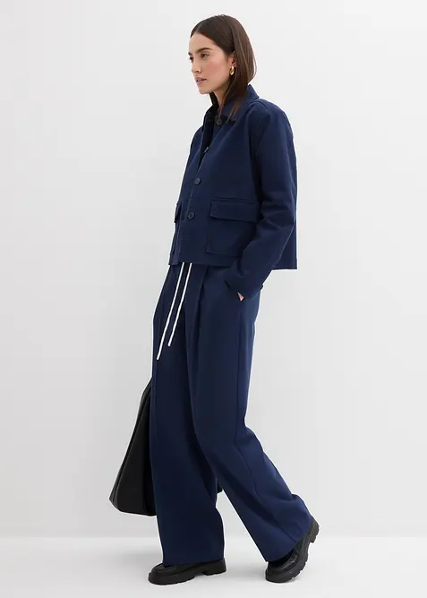 Pantaloni larghi in misto viscosa, bonprix