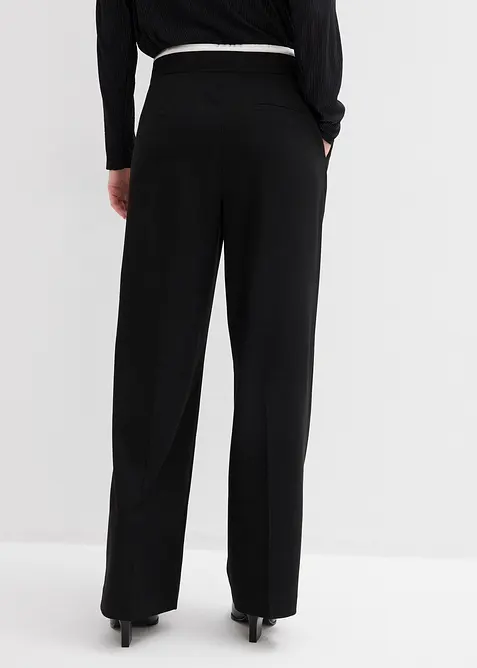 Pantaloni larghi in misto viscosa, bonprix