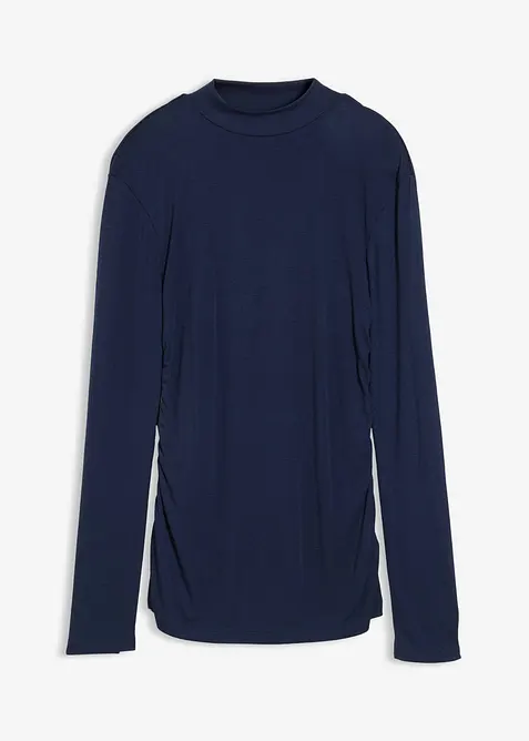 Maglia a costine con arricciatura, bonprix