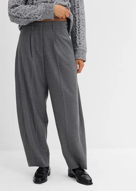 Pantaloni con cinta comoda in misto viscosa, bonprix