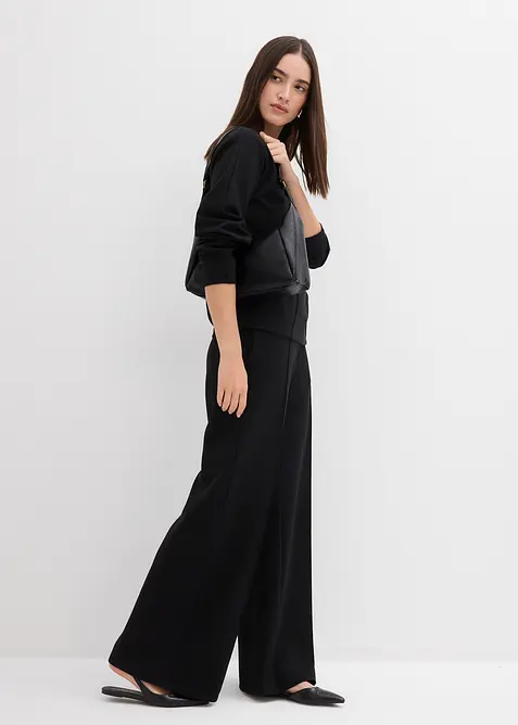 Maglia a maniche lunghe in punto di Roma, bonprix