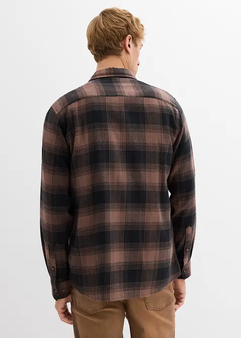 Camicia in flanella di puro cotone, bonprix