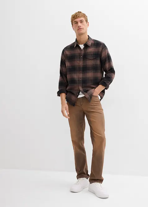 Camicia in flanella di puro cotone, bonprix