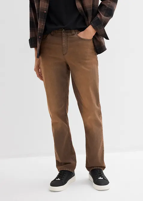 Jeans elasticizzati leggeri con girovita comodo e lavaggio vintage, classic fit, bonprix