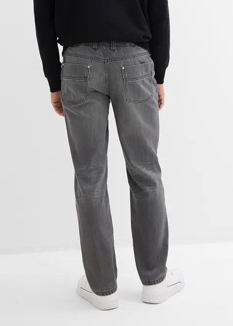 Jeans in puro cotone con girovita comodo, regular fit, bonprix