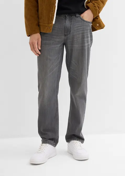 Jeans in puro cotone con girovita comodo, regular fit, bonprix