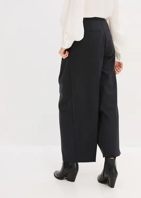 Pantaloni barrel in misto viscosa, bonprix