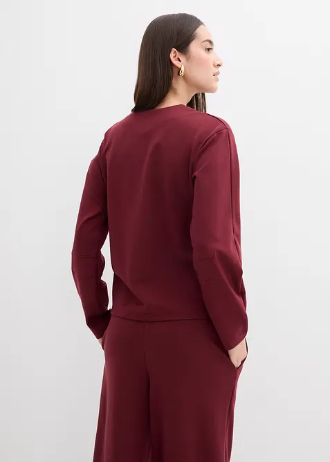 Maglia a maniche lunghe in punto di Roma, bonprix