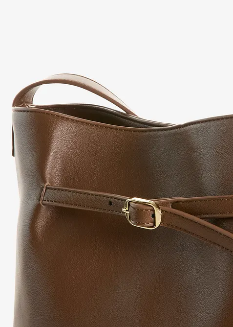 Borsa a mano XL con fibbia, bonprix