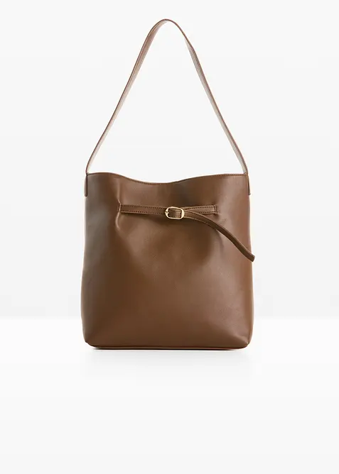 Borsa a mano XL con fibbia, bonprix