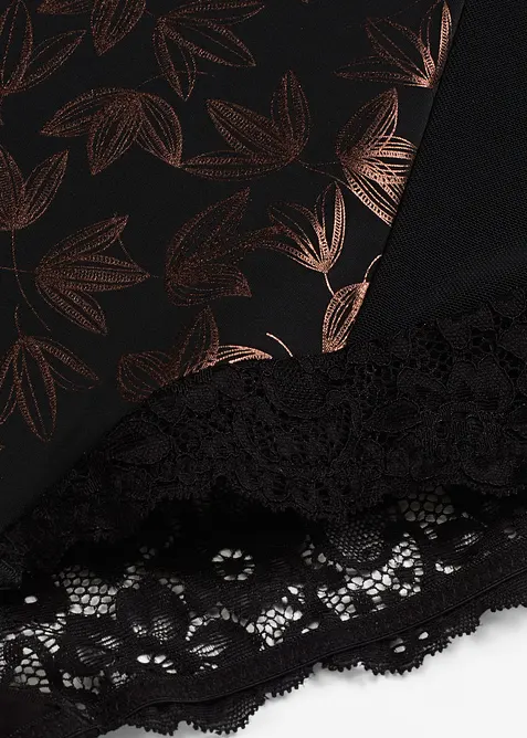 Slip contenitivo a vita alta con effetto modellante forte e leggermente lucente, bonprix