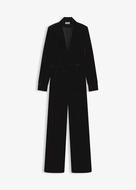 Tuta elegante in jersey di velluto fluente, bonprix