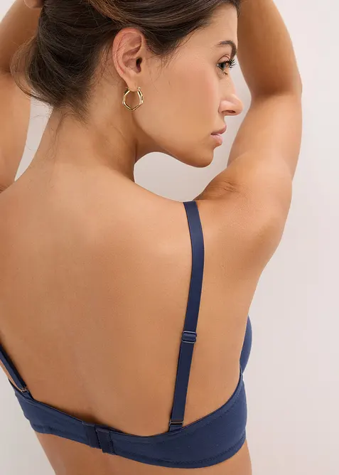 Reggiseno con coppe preformate e cotone biologico (pacco da 2), bonprix