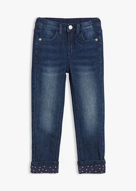 Jeans termici con fodera in jersey, slim fit, bonprix