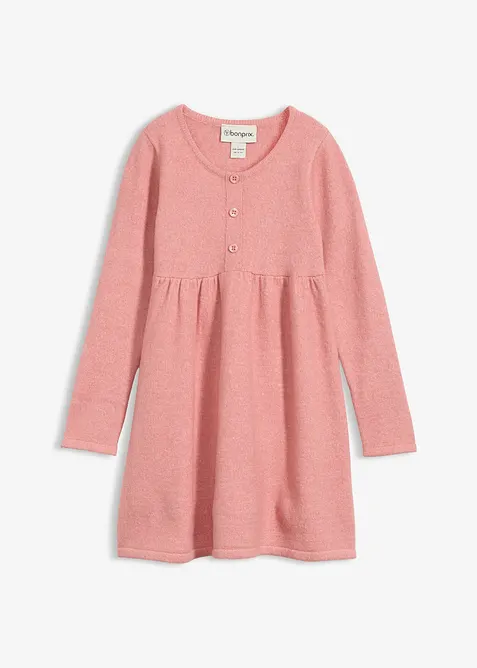 Abito in maglia con abbottonatura decorativa, bonprix