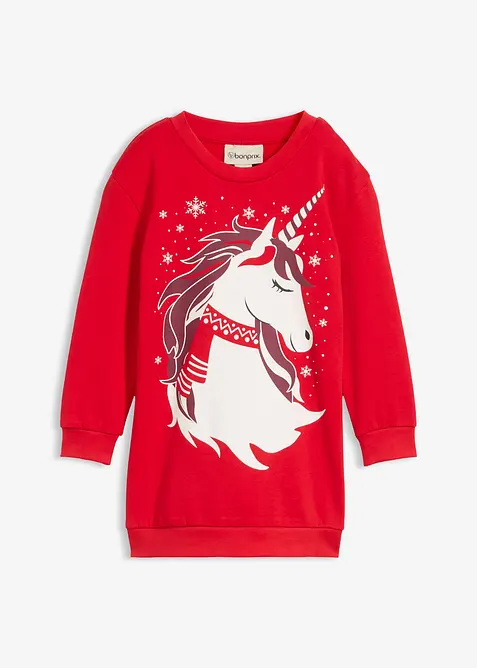 Abito in felpa di puro cotone, bonprix