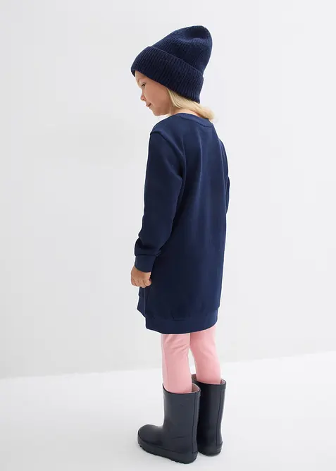 Abito in felpa di puro cotone, bonprix