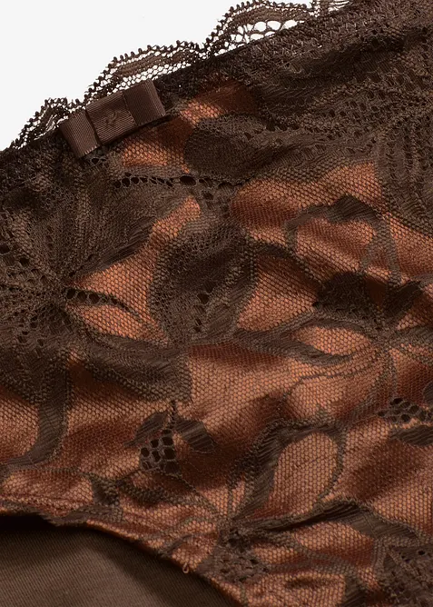 Culotte in pizzo bicolore, bonprix