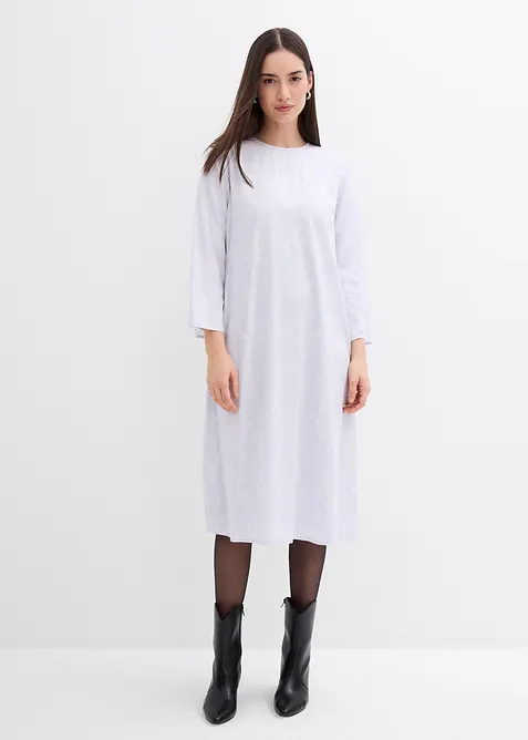 Abito midi in pura viscosa floreale, bonprix