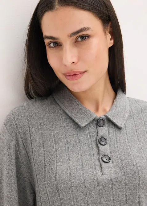 Tuta da casa oversize in morbida maglia a coste, bonprix