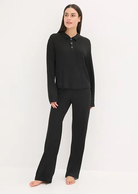 Tuta da casa oversize in morbida maglia a coste, bonprix