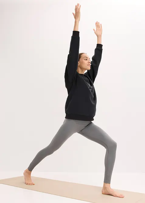 Felpa sportiva termica oversize, ad asciugatura rapida, bonprix