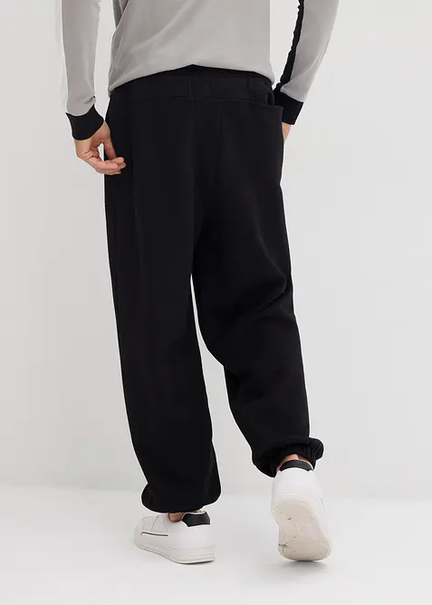 Pantaloni da jogging in puro cotone, loose fit, bonprix