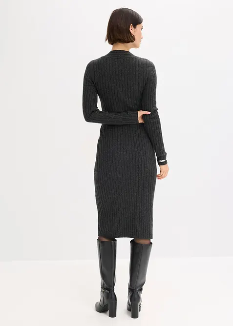 Abito in maglia misto lana, bonprix