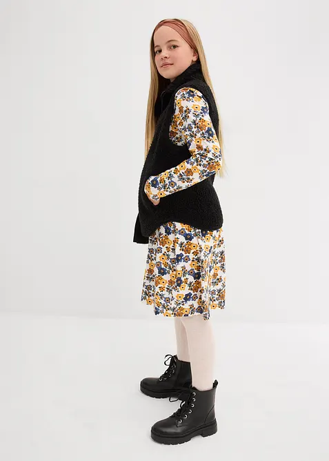 Abito di jersey (pacco da 2) in puro cotone biologico, bonprix