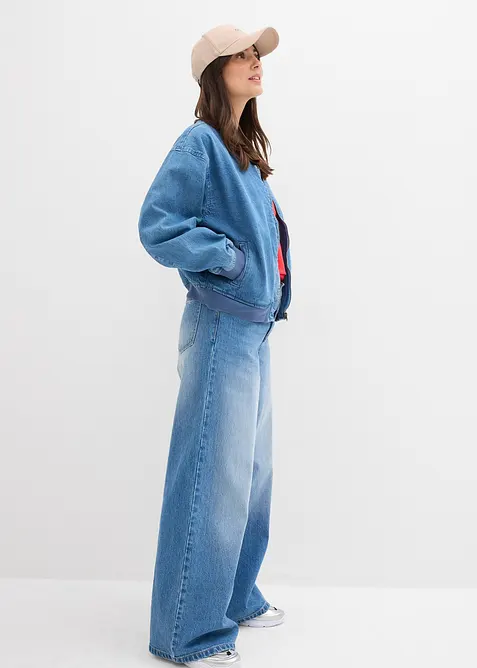 Bomber in jeans, bonprix