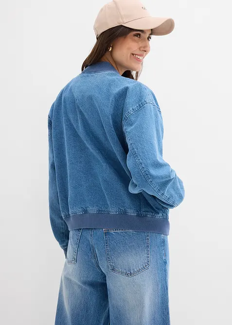 Bomber in jeans, bonprix