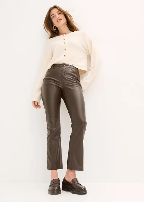 Pantaloni in similpelle, bonprix