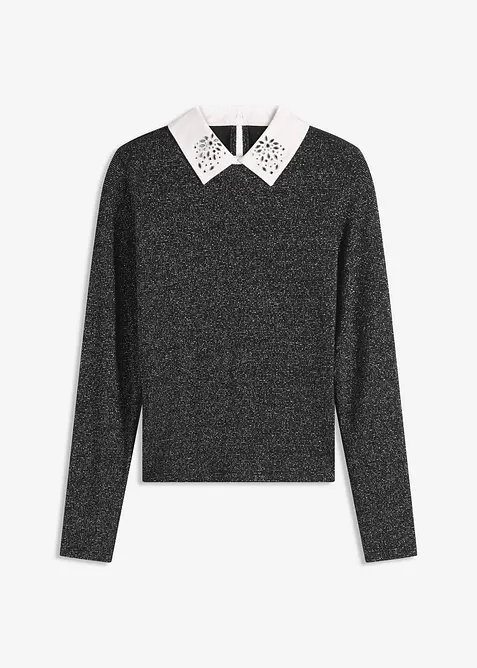 Maglia in misto cotone, bonprix