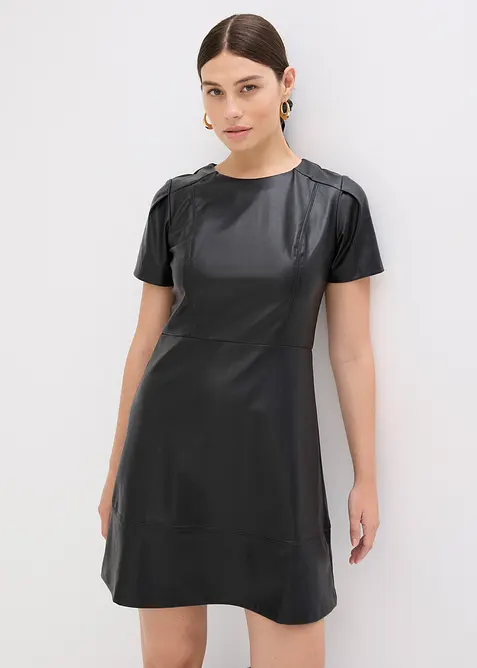 Abito corto in similpelle, bonprix
