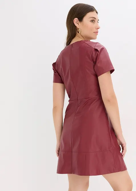 Abito corto in similpelle, bonprix