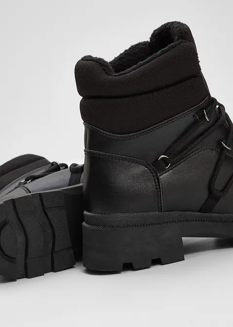 Scarponcini stringati foderati, bonprix