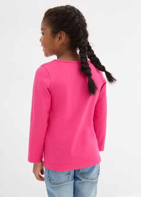 Maglia a maniche lunghe in cotone biologico (pacco da 2), bonprix