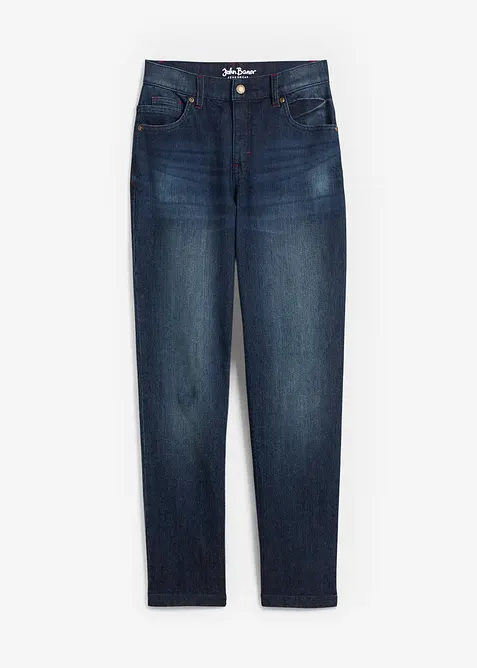 Jeans elasticizzati con cinta regolabile straight, loose fit, bonprix
