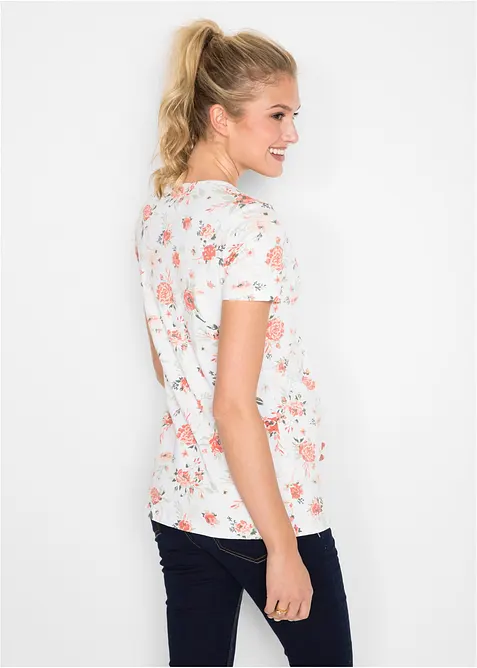 Maglia pr&eacute;maman / da allattamento 2 in 1 in cotone biologico, bonprix