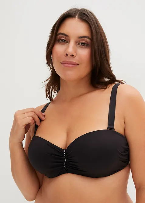Reggiseno senza spalline con ferretto, bonprix