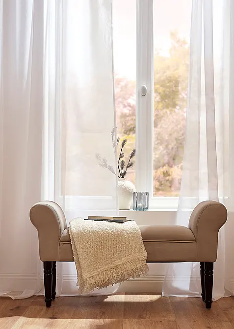 Tenda con poliestere riciclato e struttura fine (pacco da 1), bonprix