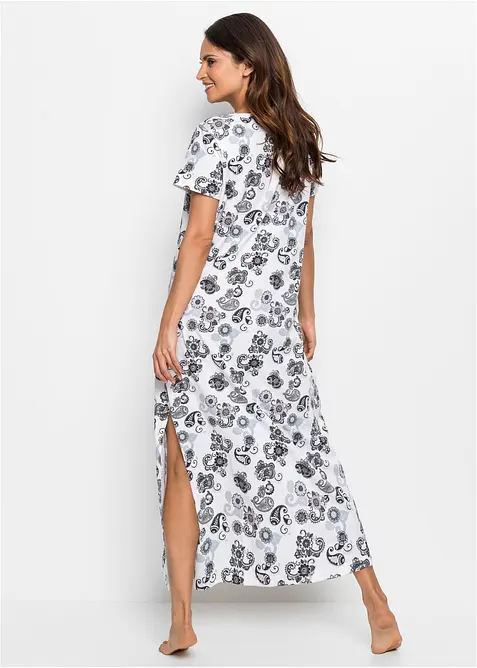 Camicia da notte lunga in cotone biologico, bonprix