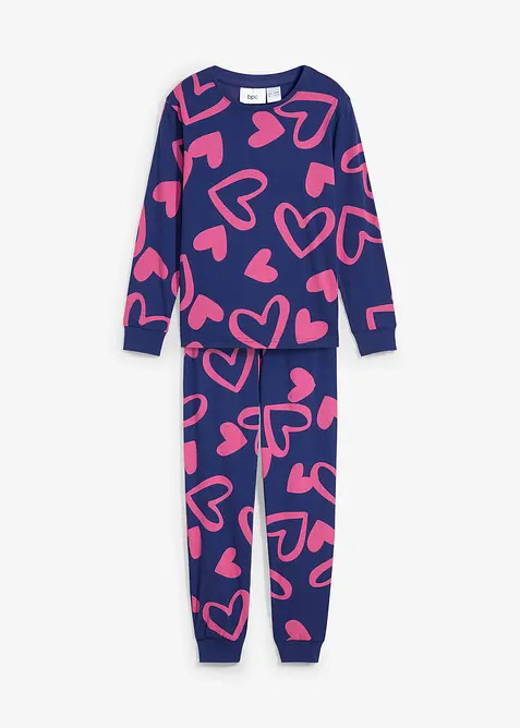 Pigiama in puro cotone biologico, bonprix