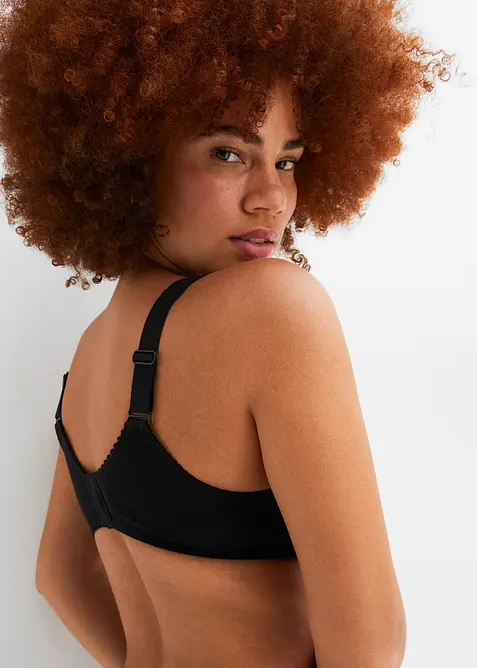 Reggiseno senza ferretto  con cotone biologico (pacco da 2), bonprix