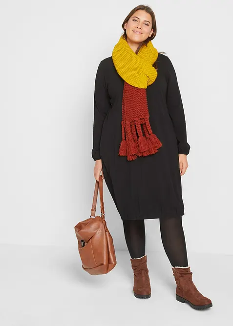 Abito a palloncino in misto cotone, bonprix