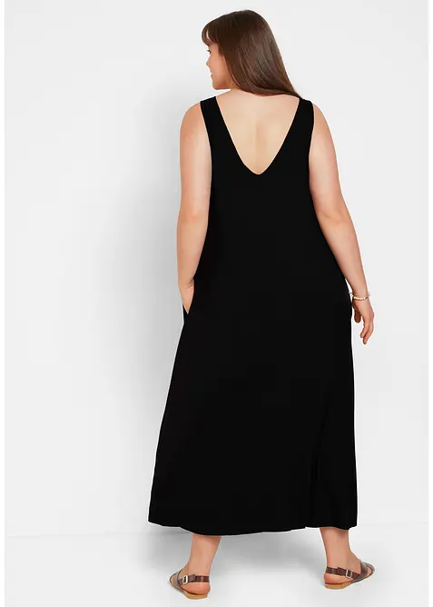 Abito lungo di jersey con viscosa, bonprix