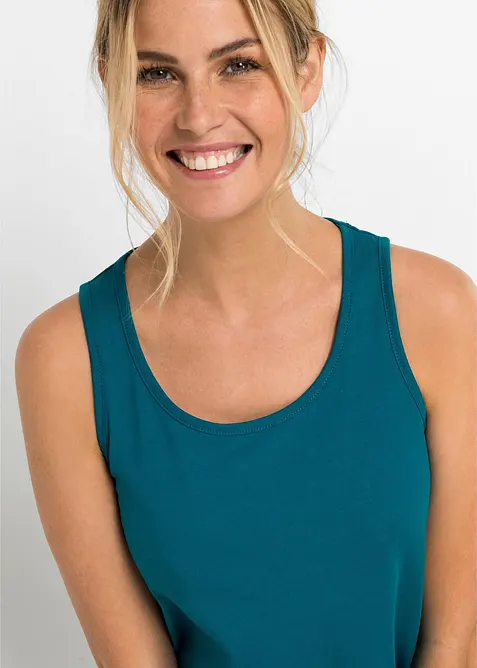 Camicia da notte corta in puro cotone, bonprix