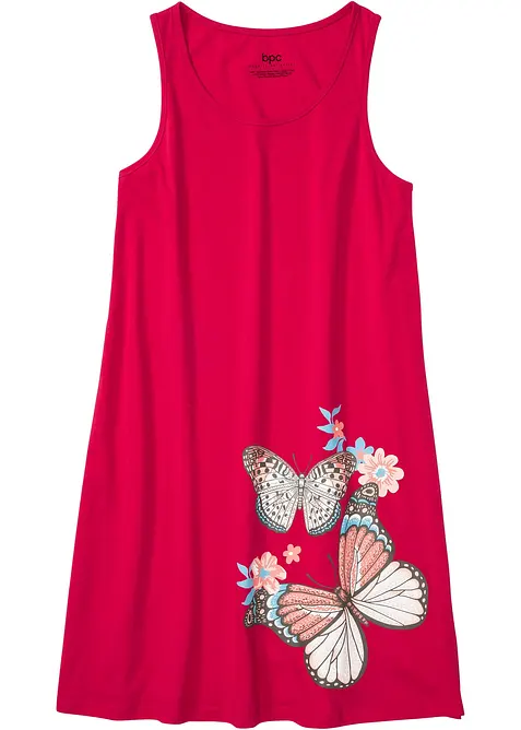 Camicia da notte corta in puro cotone, bonprix