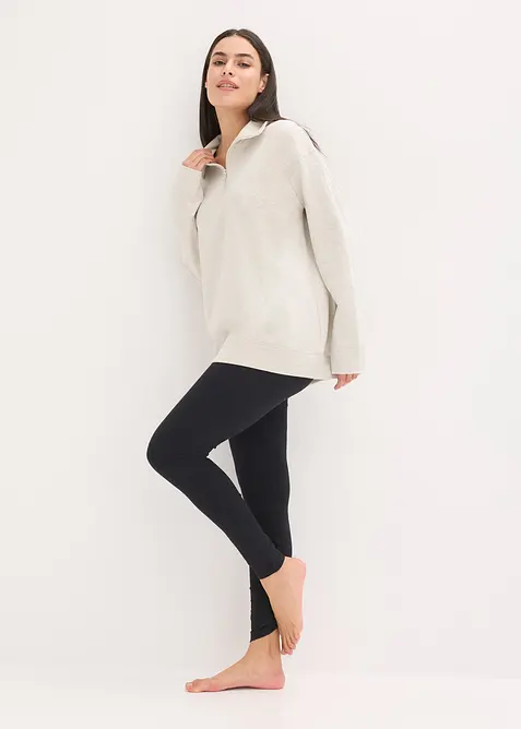 Tuta da casa in felpa con leggings, bonprix